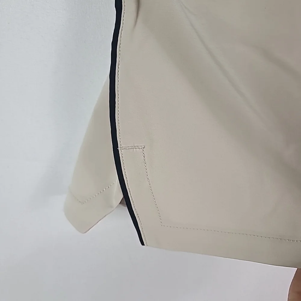 NEW Abercrombie & Fitch Men's YPB MotionTEK Ready Shorts 6” Tan Size XXL Unlined
